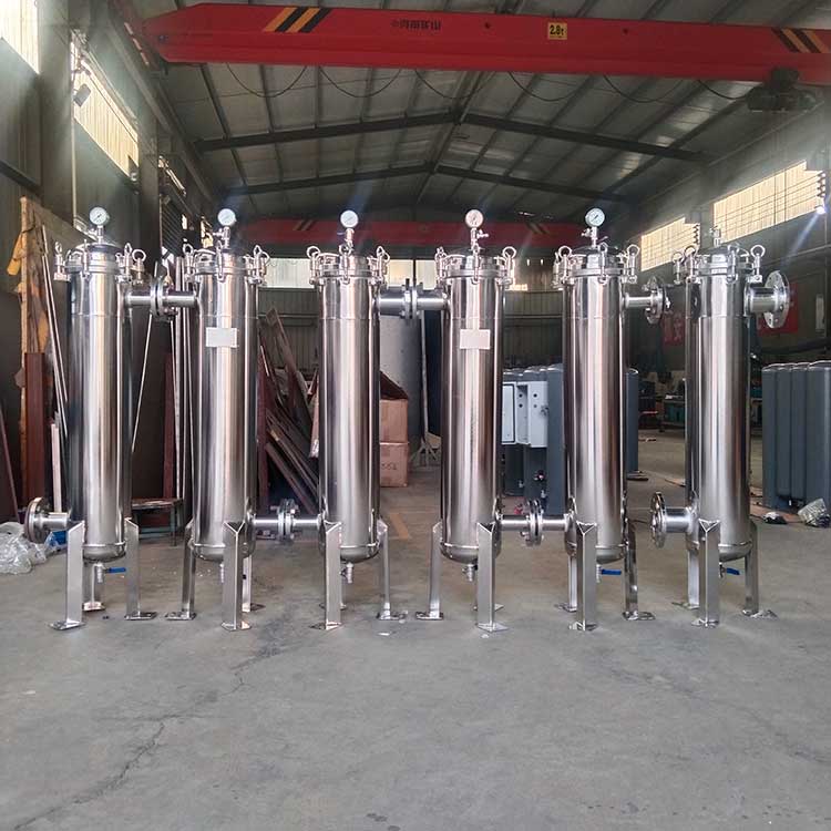 華豫生產(chǎn)供應多袋式過濾器 不銹鋼材質(zhì) DN50&DN80