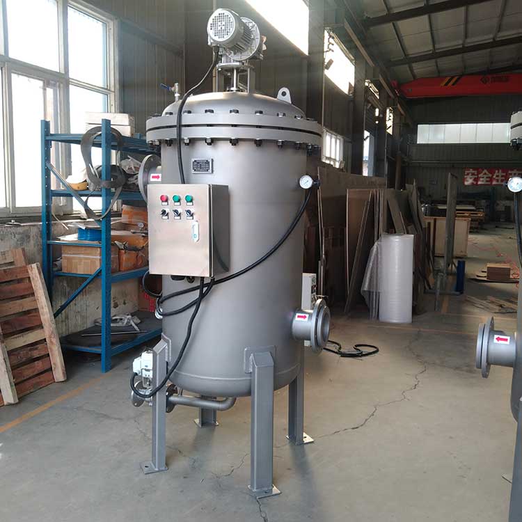 華豫生產供應全自動自清洗過濾器DN150 內置T型絲濾芯、不銹鋼刷