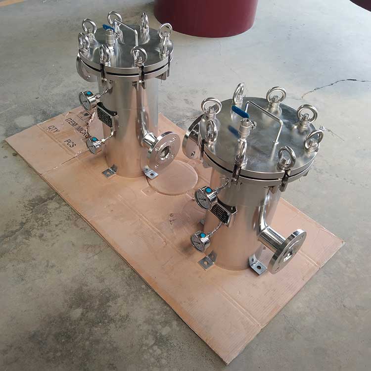 華豫生產(chǎn)供應HY-GD50-1.0╱1高低式籃式過濾器 內(nèi)置楔形網(wǎng)濾芯