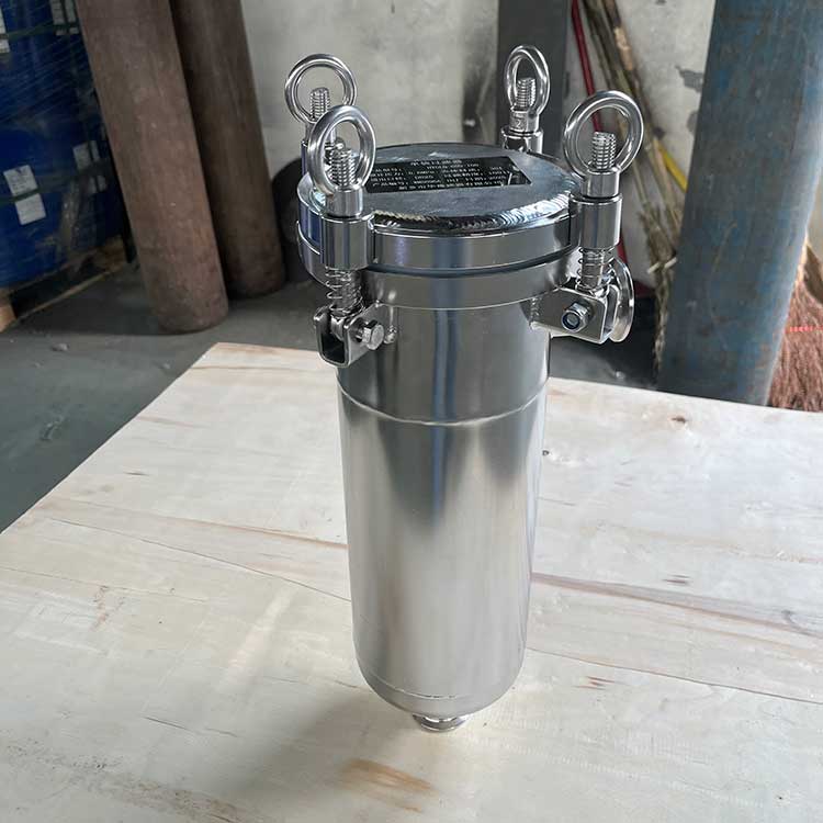 華豫生產(chǎn)供應(yīng)單袋過(guò)濾器HYGLQ-600-100 液體除雜